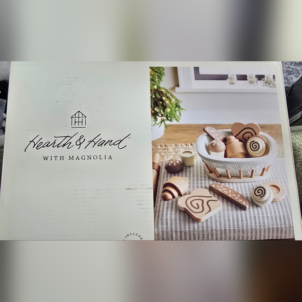 Hearth & Hand Wooden Play Food Set